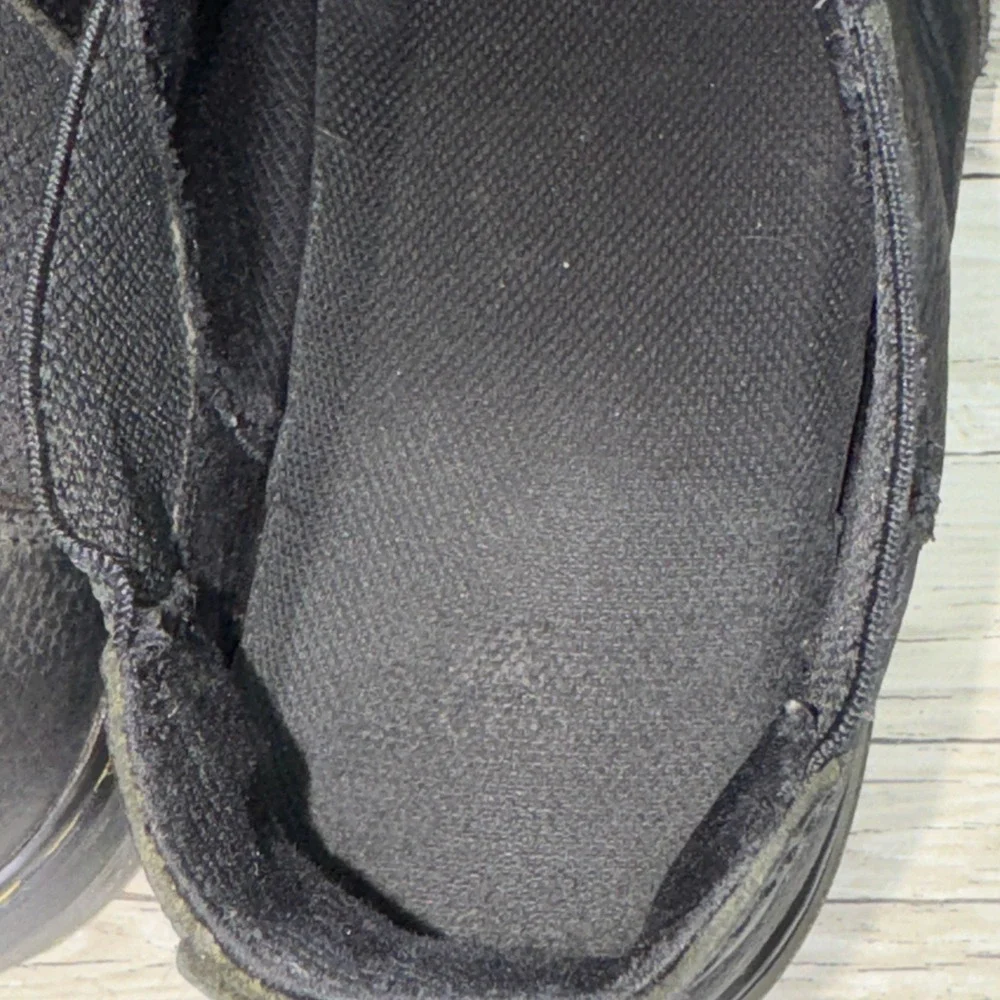 Dr Martens Hardie II Black Pebbled Leather Chelsea Boots Slip On Mens Size 13